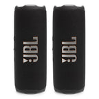 JBL Flip 7 Waterproof Portable Speaker Bundle - Pair (Black)