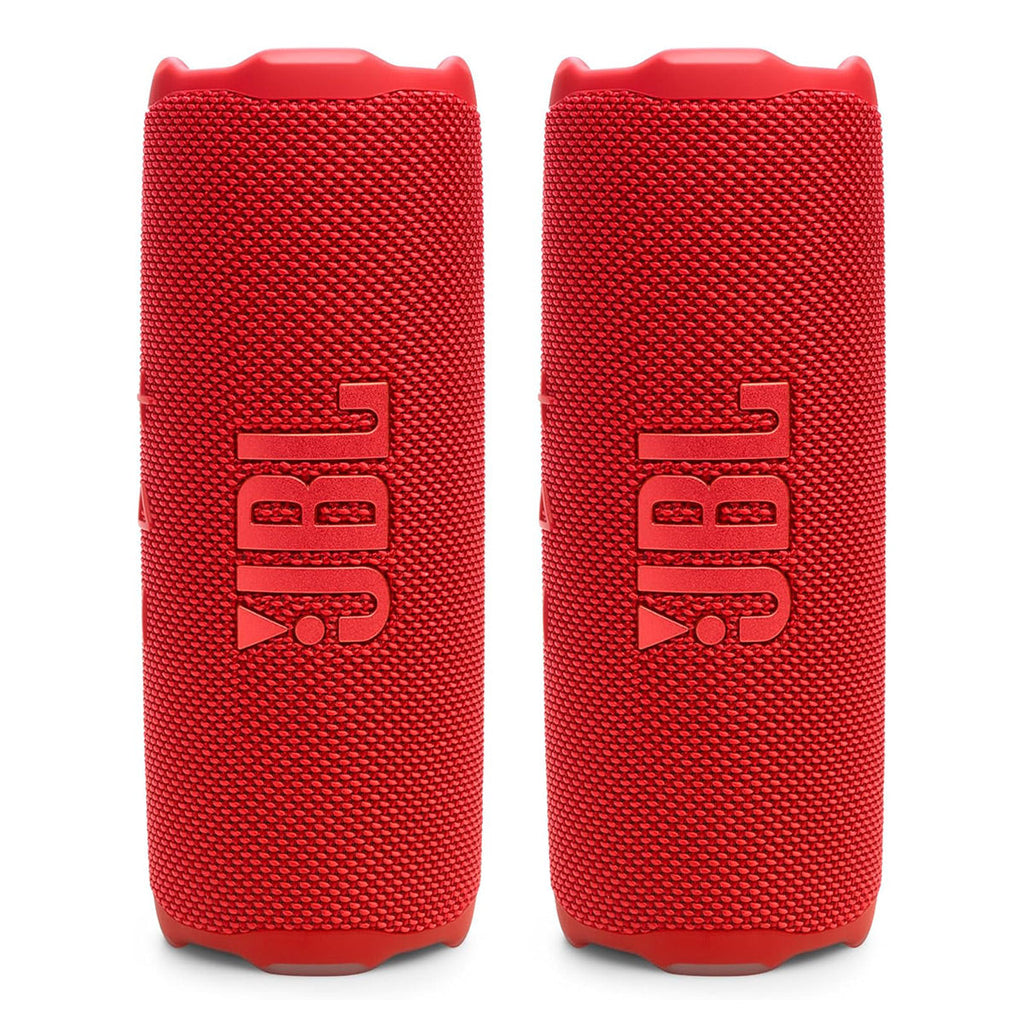 JBL Flip 7 Waterproof Portable Speaker Bundle - Pair (Red)