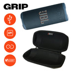 JBL Grip Compact Portable Bluetooth Speaker Bundle with gSport Case (Blue)