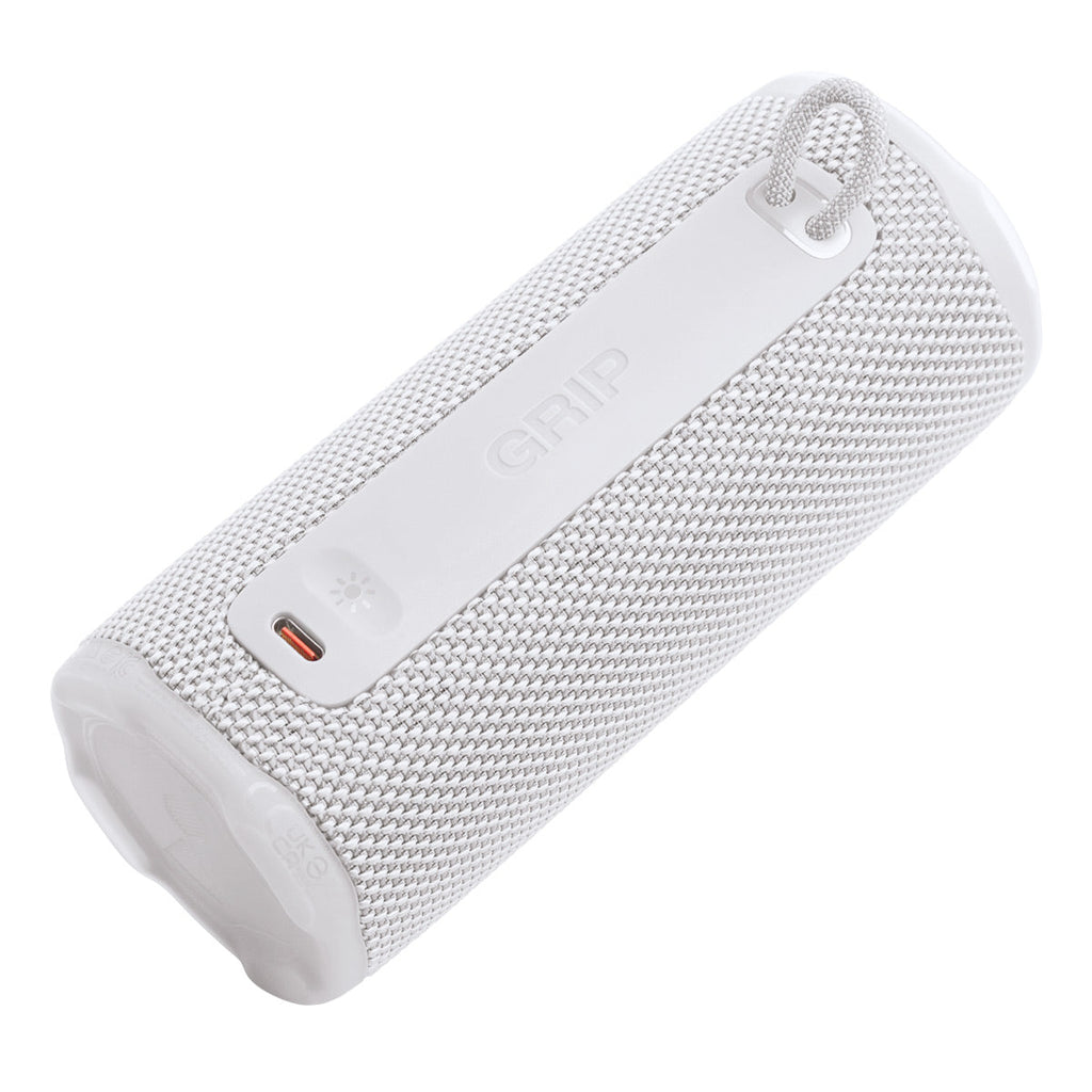 JBL Grip Compact Portable Bluetooth Speaker Bundle with gSport Case (White)