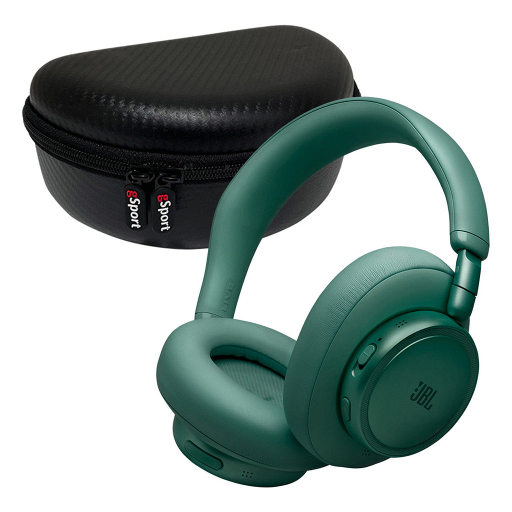 JBL Live 780NC Wireless Over Ear Noise Cancelling Headphone Bundle with gSport Case (Green)
