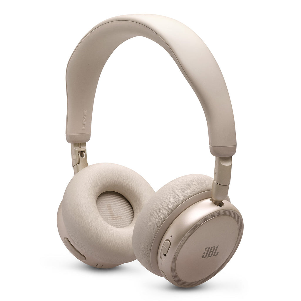 JBL Live 680NC Wireless Over-Ear Noise Cancelling Headphone Bundle with gSport Case (Champagne)