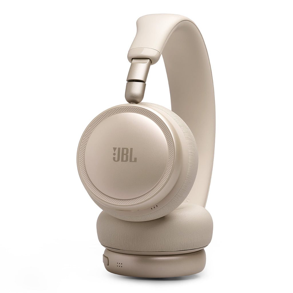 JBL Live 680NC Wireless Over-Ear Noise Cancelling Headphone Bundle with gSport Case (Champagne)