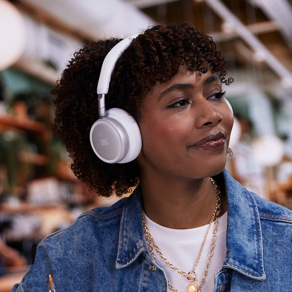JBL Live 680NC On Ear Noise Cancelling Wireless Headphones (White)