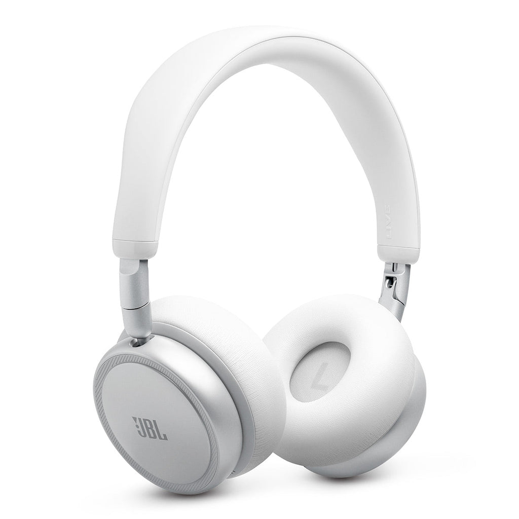 JBL Live 680NC Wireless Over-Ear Noise Cancelling Headphone Bundle with gSport Case (White)