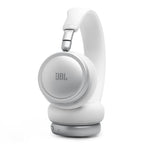 JBL Live 680NC Wireless Over-Ear Noise Cancelling Headphone Bundle with gSport Case (White)