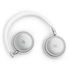 JBL Live 680NC Wireless Over-Ear Noise Cancelling Headphone Bundle with gSport Case (White)