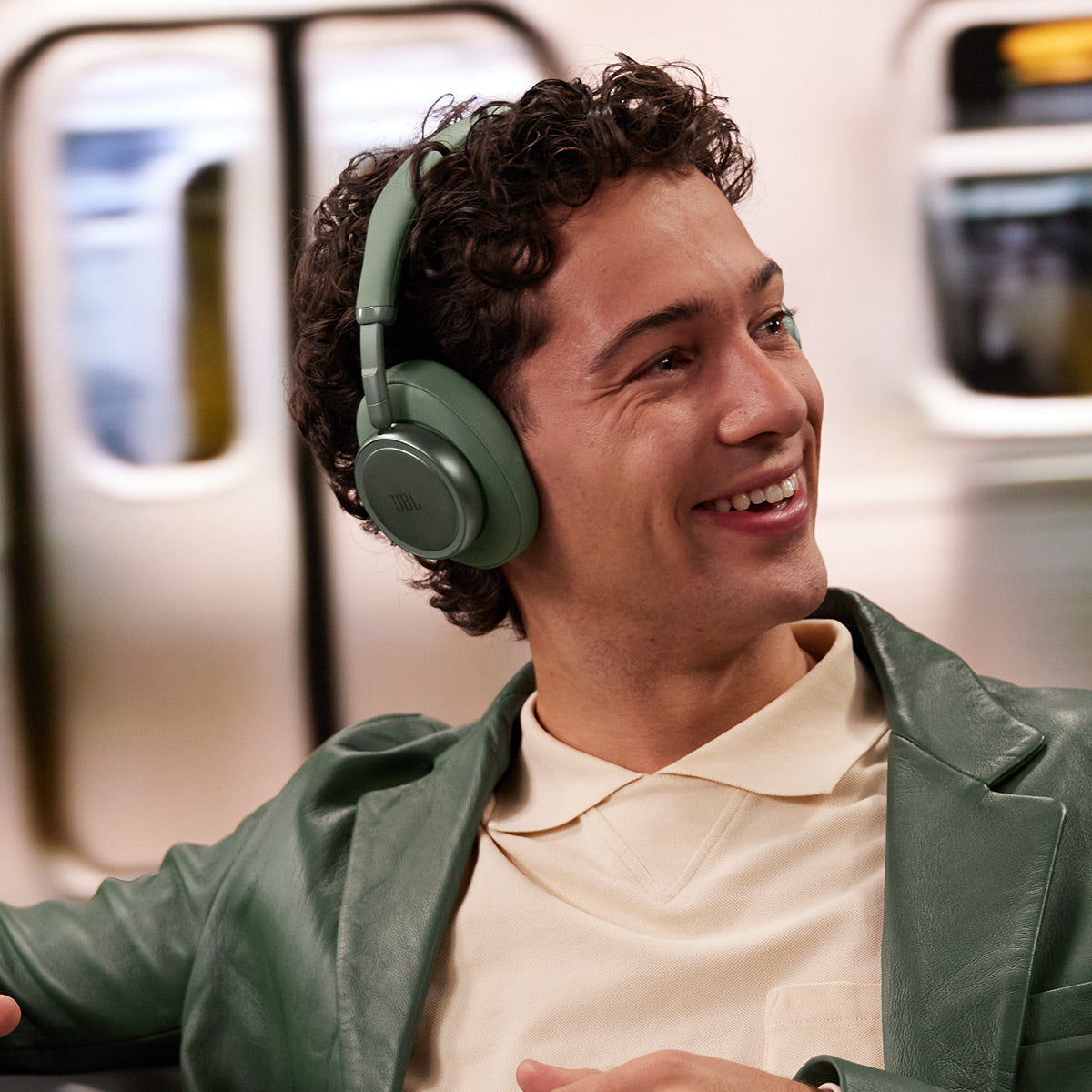 JBL Live 780NC Over Ear Noise Cancelling Wireless Headphones (Green)
