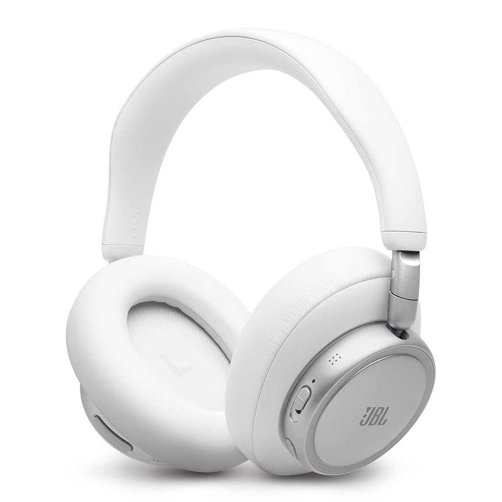 JBL Live 780NC Over Ear Noise Cancelling Wireless Headphones (White)