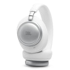 JBL Live 780NC Wireless Over Ear Noise Cancelling Headphone Bundle with gSport Case (White)