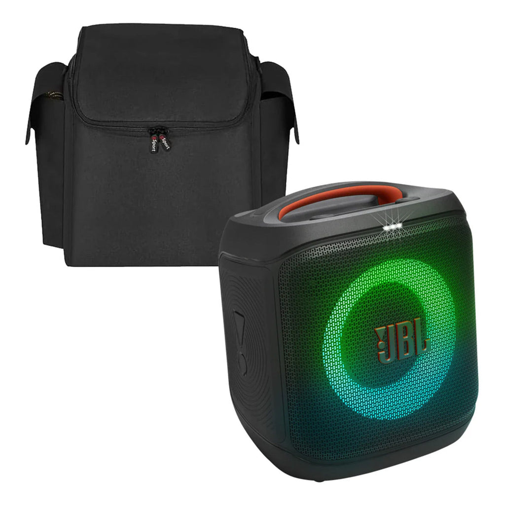 JBL PartyBox Encore Essential 2 Portable Party Speaker Bundle with gSport Case (Black)
