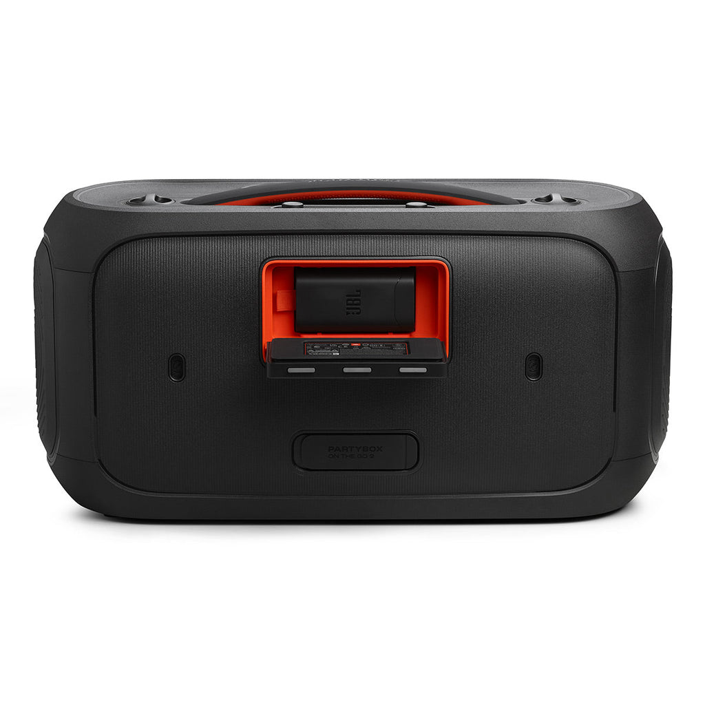 JBL PartyBox On-The-Go 2 Plus Portable Party Speaker with Digital Microphone (Black)