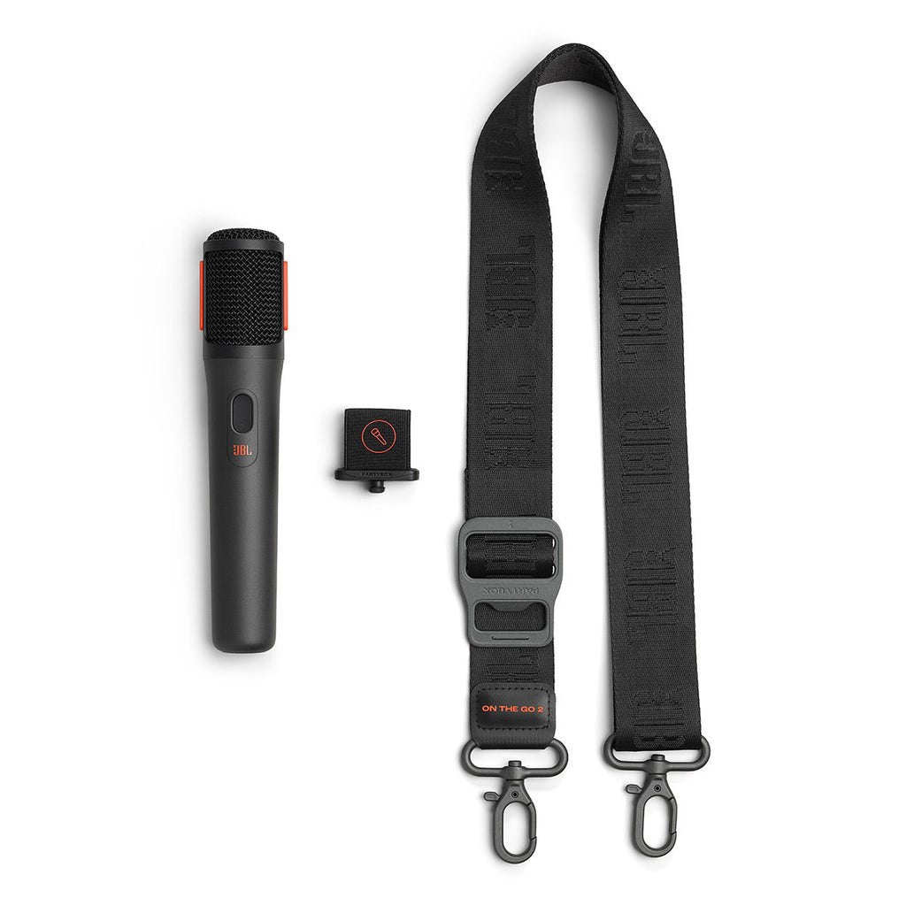 JBL PartyBox On-The-Go 2 Plus Portable Party Speaker with Digital Microphone (Black)