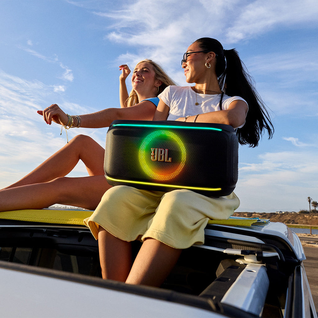 JBL PartyBox On-The-Go 2 Plus Portable Party Speaker with Digital Microphone (Black)