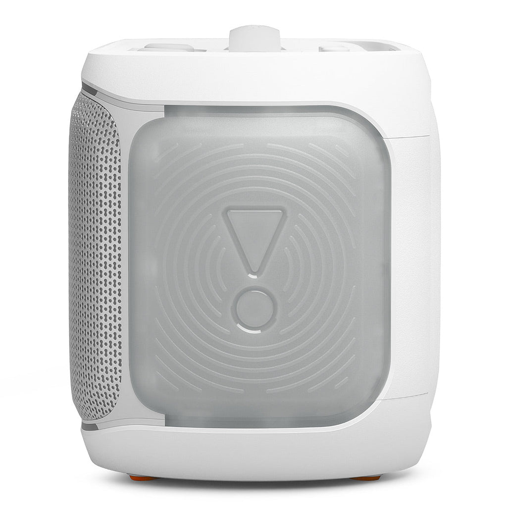 JBL PartyBox On-The-Go 2 Plus Portable Party Speaker with Digital Microphone (White)