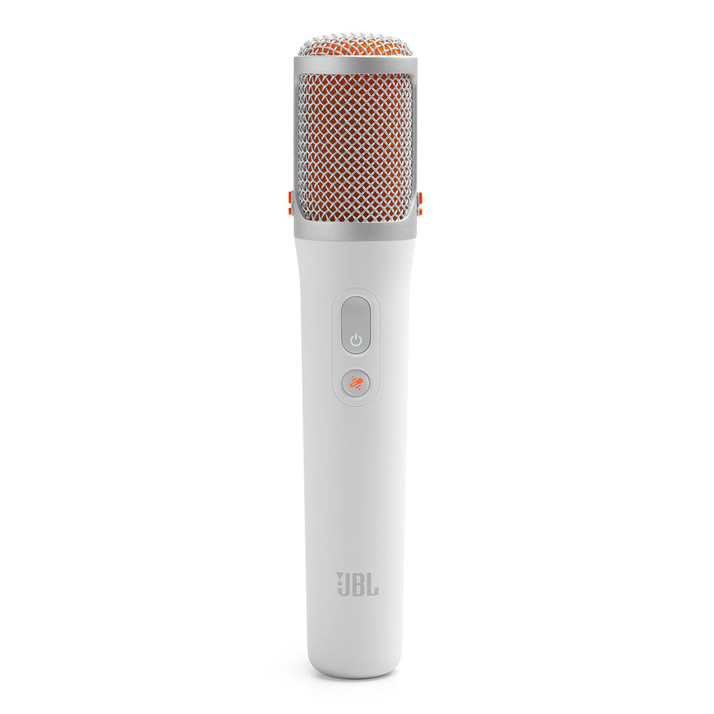 JBL PartyBox On-The-Go 2 Plus Portable Party Speaker with Digital Microphone (White)
