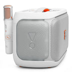 JBL PartyBox On-The-Go 2 Plus Portable Party Speaker with Digital Microphone (White)