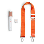 JBL PartyBox On-The-Go 2 Portable Party Speaker with gSport Carrying Bag (White)