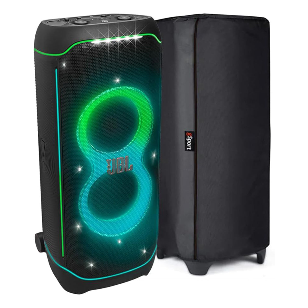 JBL PartyBox Ultimate Portable Party Speaker Bundle with gSport Speaker Cover