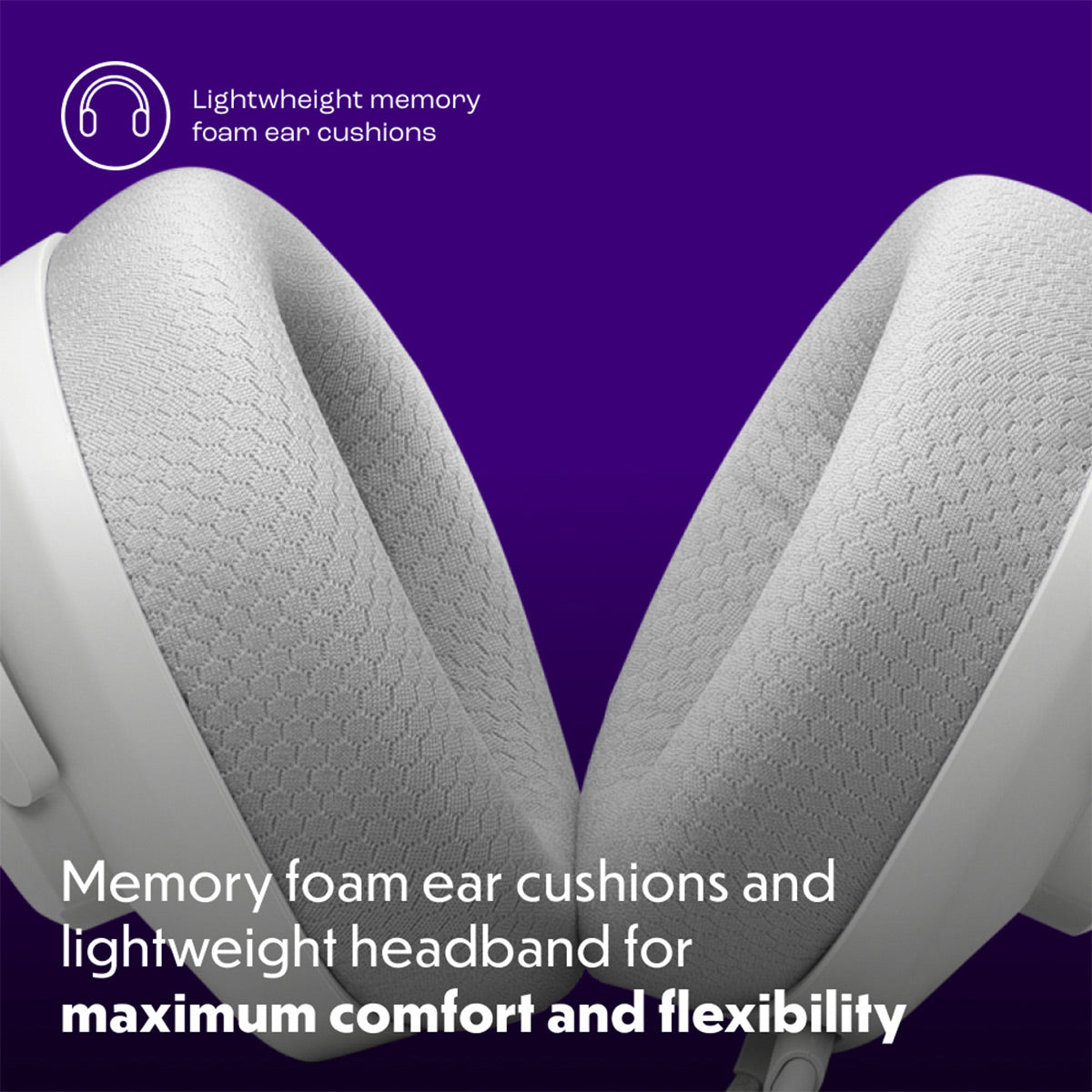 JBL Quantum 100M2 Over Ear Gaming Headphones (White)