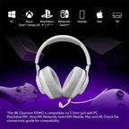 JBL Quantum 100M2 Over Ear Gaming Headphones (White)