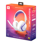 JBL Quantum 250 Wired Over-Ear Gaming Headset Bundle with gSport Case (White)