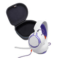 JBL Quantum 250 Wired Over-Ear Gaming Headset Bundle with gSport Case (White)