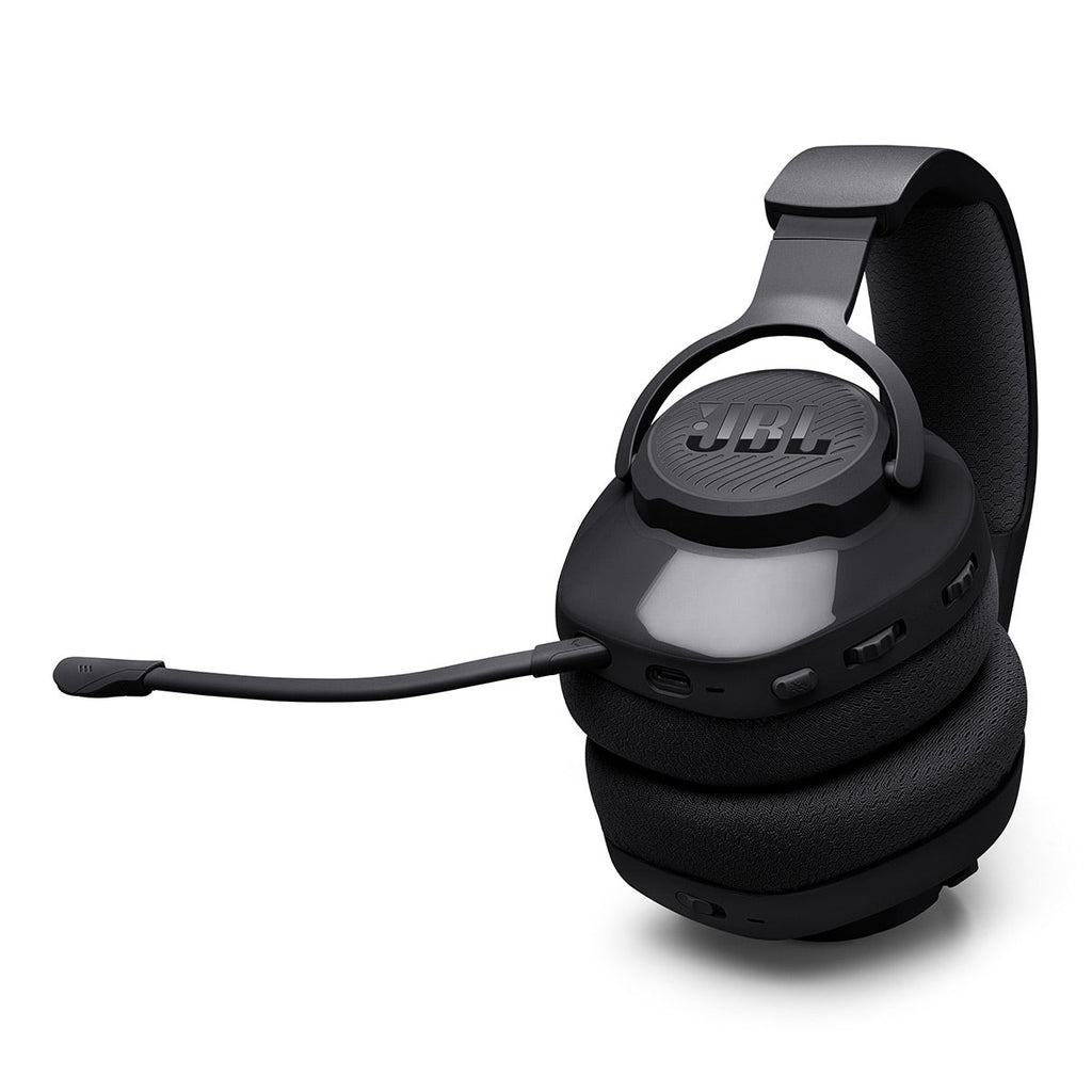 JBL Quantum 360X Universal Wireless Gaming Headset with Detachable Boom Mic (Black)