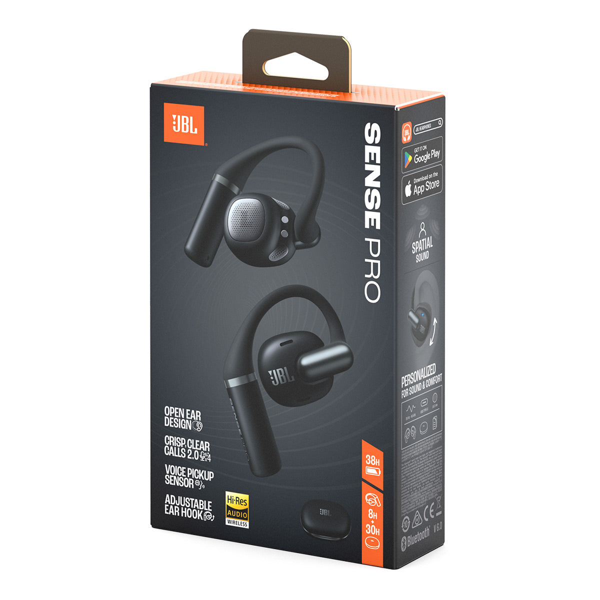 JBL Sense Pro True Wireless Open-Ear Headphones Bundle with gSport Case