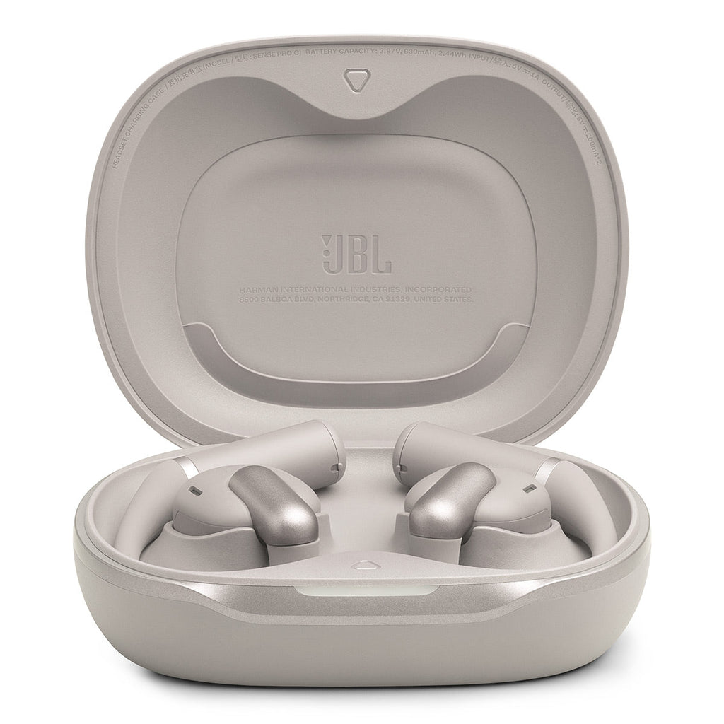 JBL Sense Pro True Wireless Open-Ear Headphones Bundle with gSport Case (Gray)