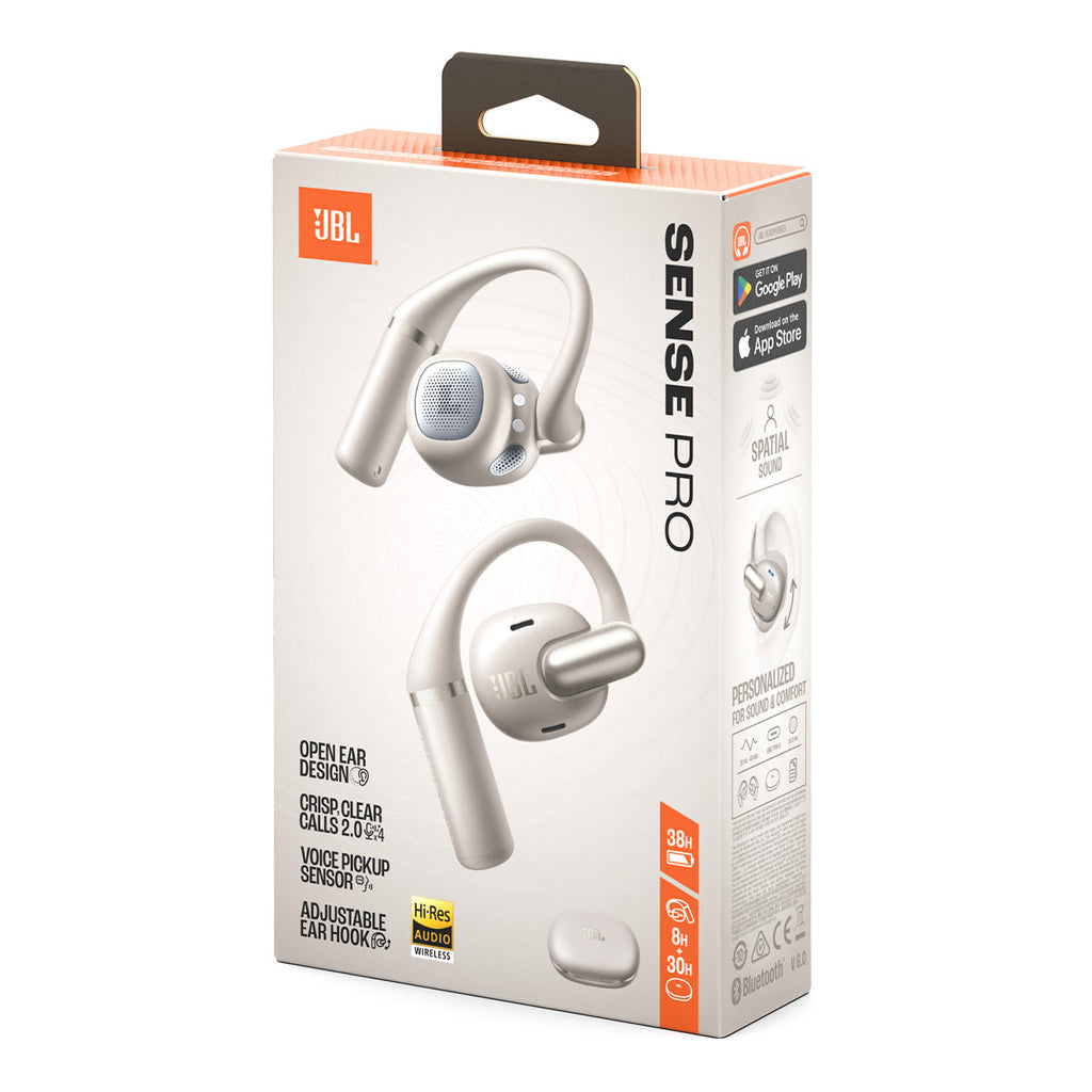 JBL Sense Pro True Wireless Open-Ear Headphones Bundle with gSport Case (Gray)