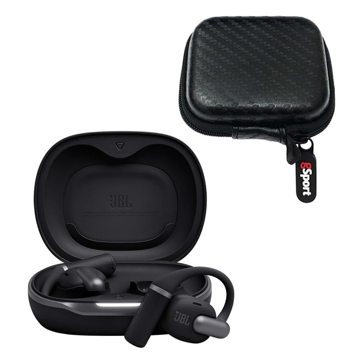 JBL Sense Pro True Wireless Open-Ear Headphones Bundle with gSport Case