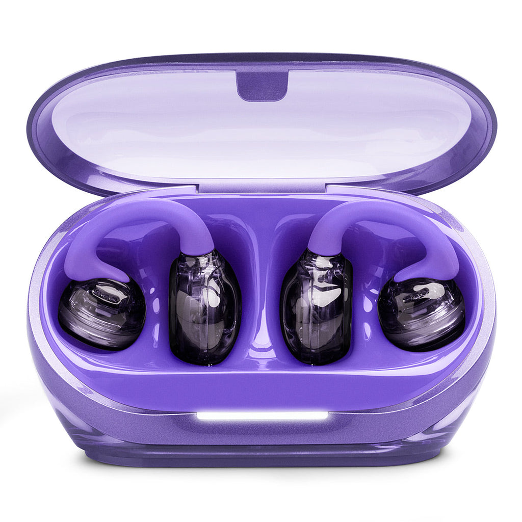 JBL Soundgear Clips Open-Ear True Wireless Earbuds (Purple)