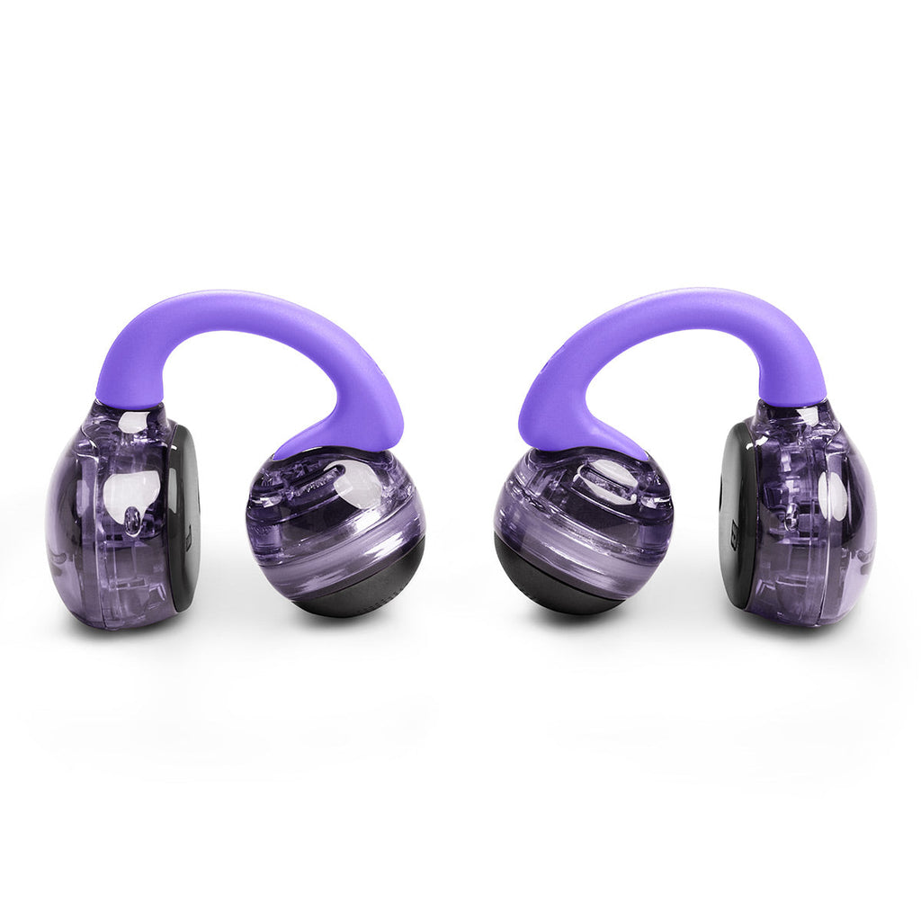 JBL Soundgear Clips Open-Ear True Wireless Earbuds (Purple)