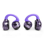 JBL Soundgear Clips True Wireless Open-Ear Headphones Bundle with gSport Case (Purple)