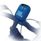 JBL Wind 3 Handlebar Bluetooth Speaker with FM Radio (Blue)