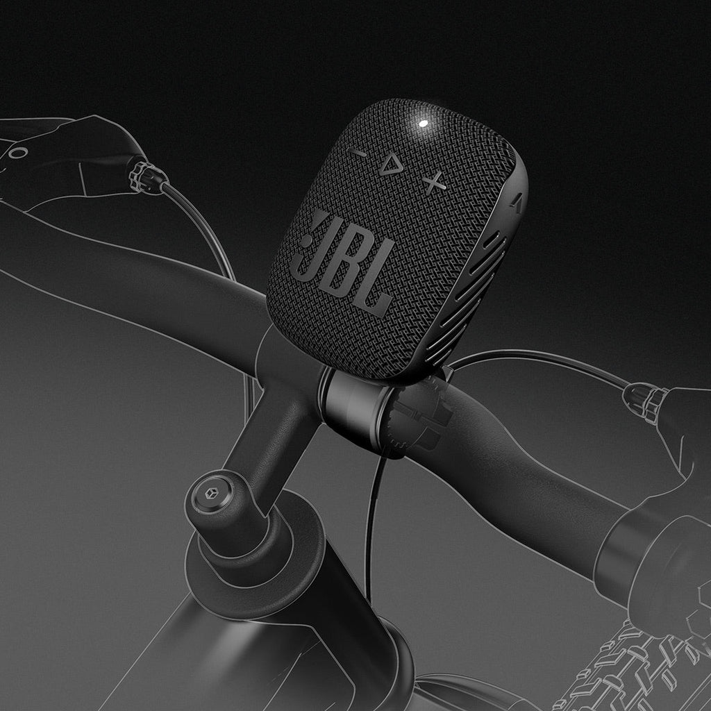 JBL Wind 3S Slim Handlebar Bluetooth Speaker (Black)
