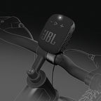 JBL Wind 3S Slim Handlebar Bluetooth Speaker (Black)