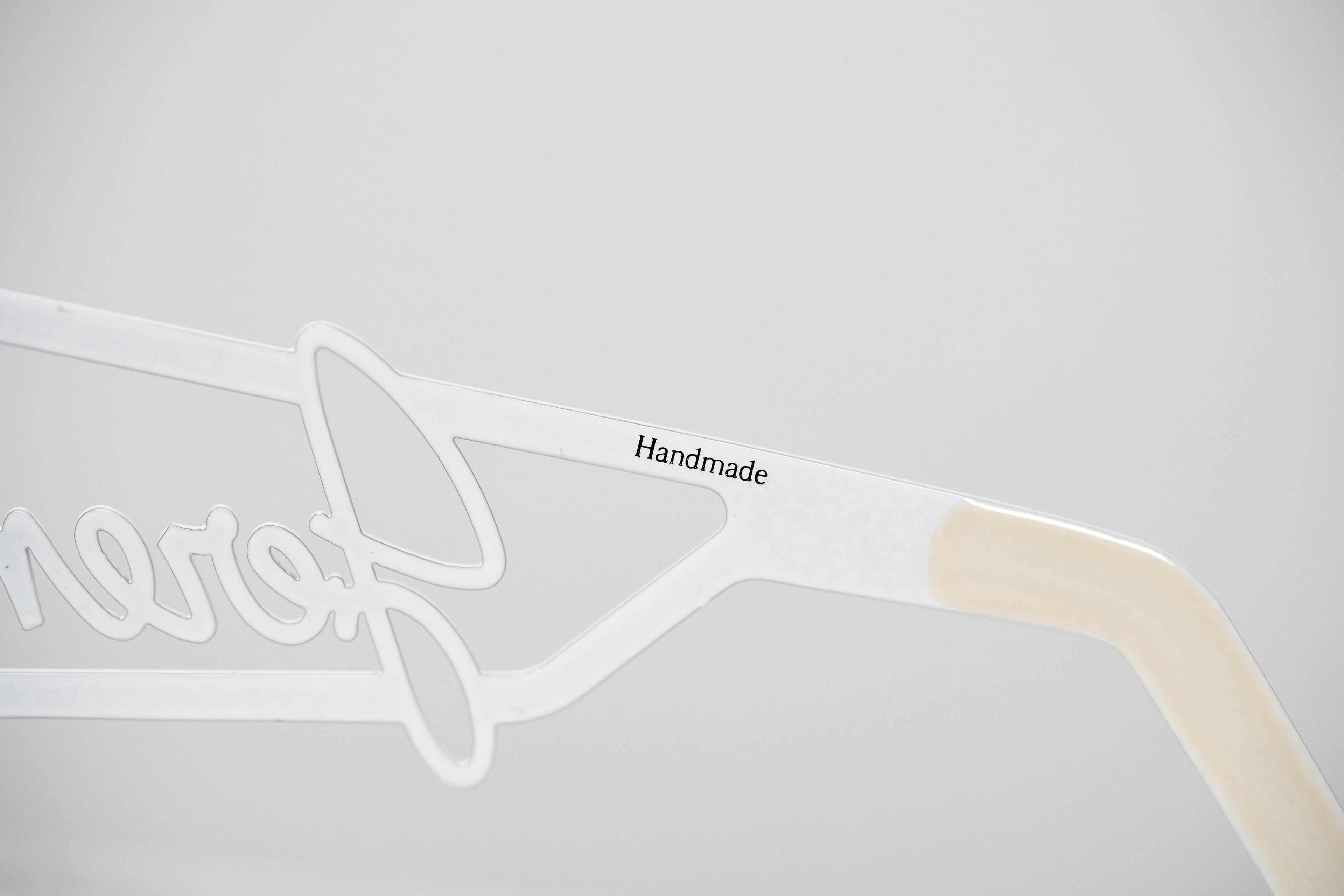 Jeremy Scott Ladies Rectangular White Signature Sunglasses