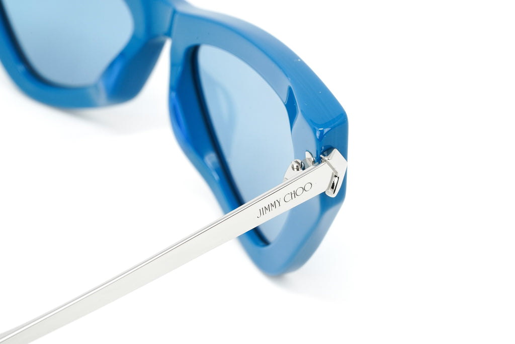 Jimmy Choo Women's Sunglasses Angular Cat Eye Blue