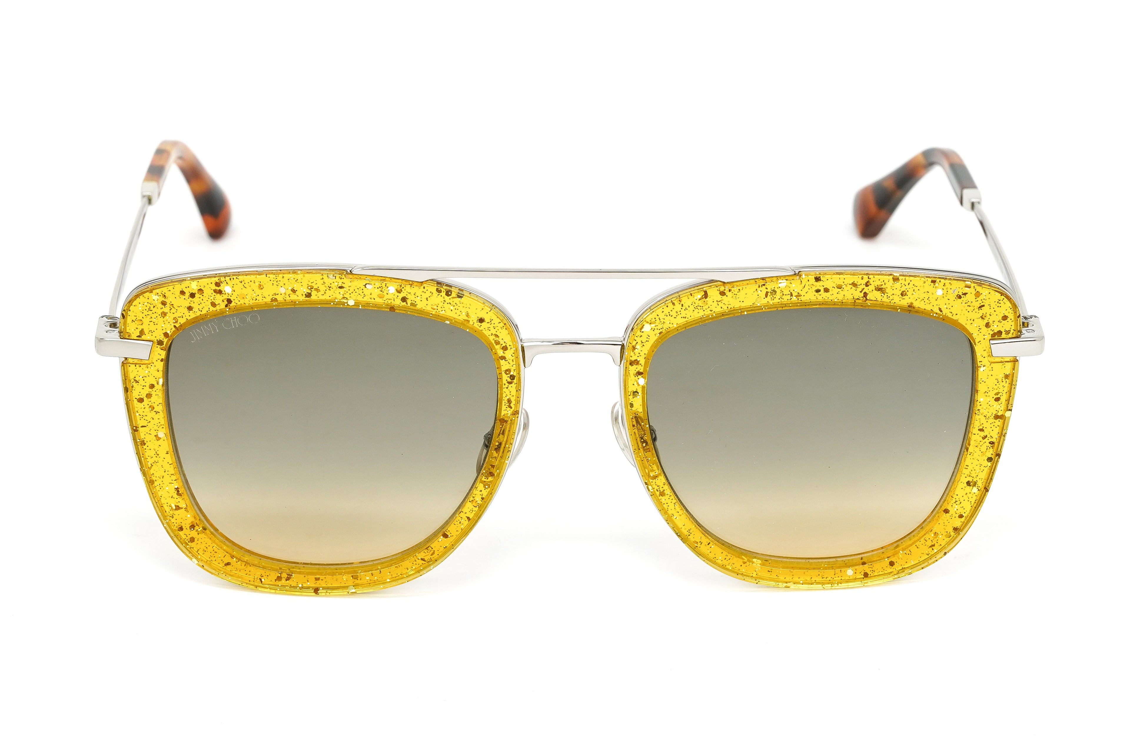 Jimmy Choo Women's Sunglasses Browline Yellow/Grey