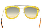 Jimmy Choo Women's Sunglasses Browline Yellow/Grey