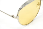 Jimmy Choo Women's Sunglasses Round Silver/Yellow