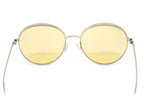 Jimmy Choo Women's Sunglasses Round Silver/Yellow