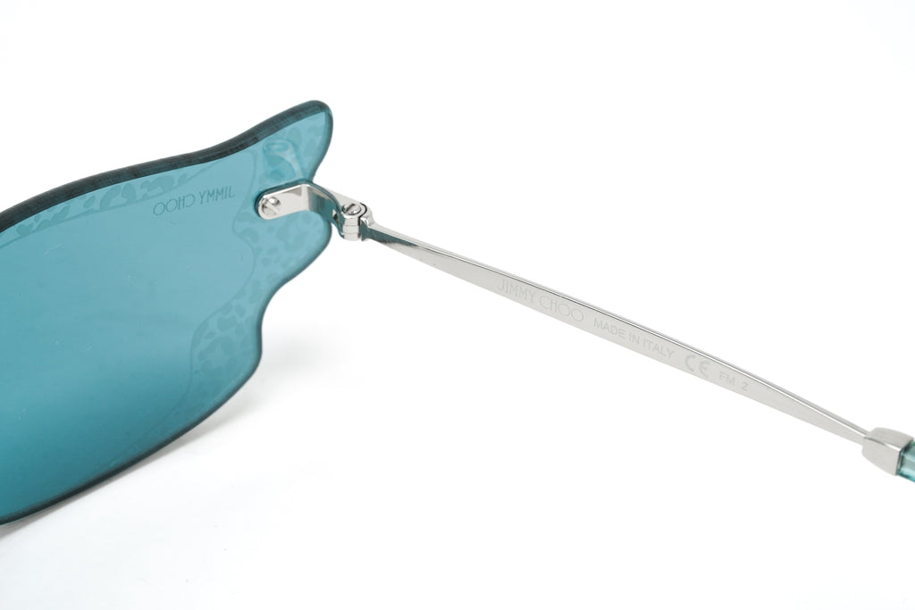 Jimmy Choo Women's Sunglasses Rimless Cat Eye Blue