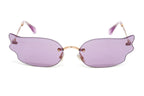 Jimmy Choo Women's Sunglasses Rimless Cat Eye Pink