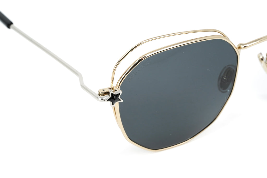 Jimmy Choo Women's Sunglasses Oval Gold/Grey