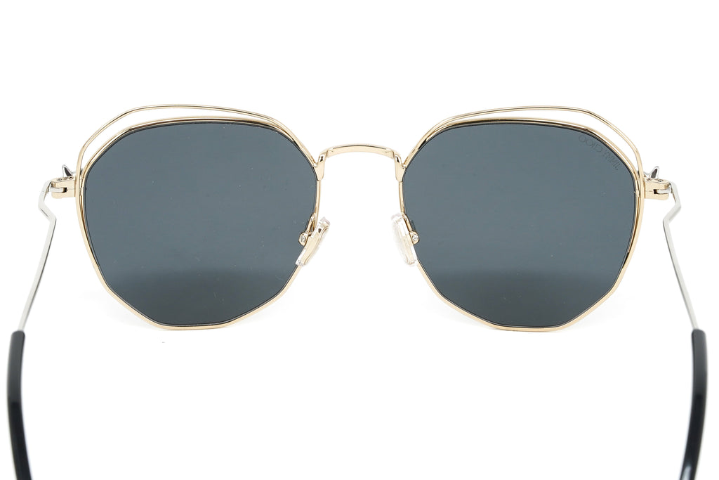 Jimmy Choo Women's Sunglasses Oval Gold/Grey