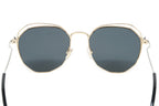 Jimmy Choo Women's Sunglasses Oval Gold/Grey