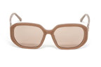 Jimmy Choo Women's Sunglasses Oversized Oval Beige/Pink